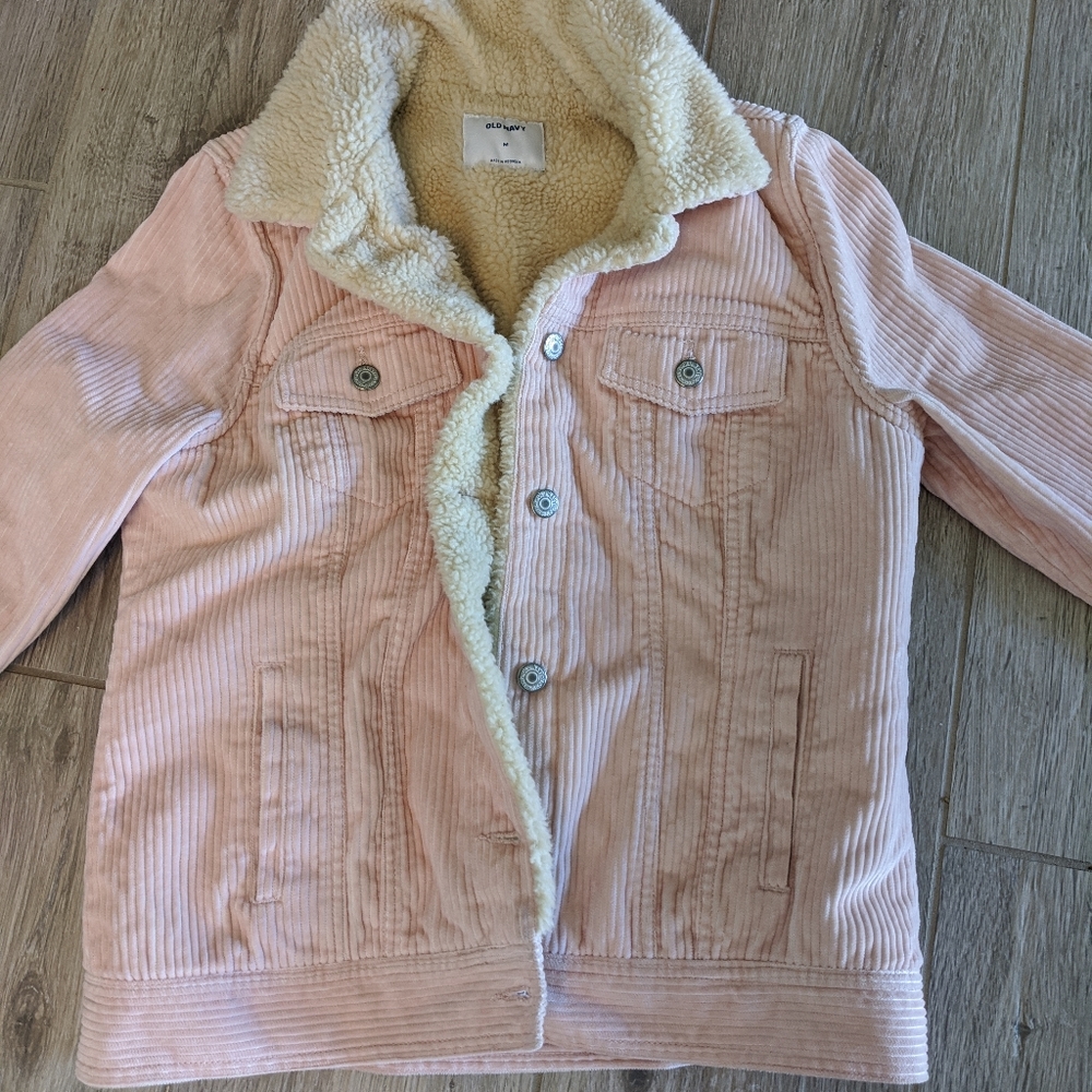 pink corduroy jacket